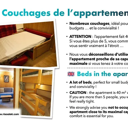 Appartement Risoulski Antarès - Piscine Et Sauna