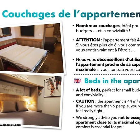 Appartement Risoulski Antarès - Piscine Et Sauna *