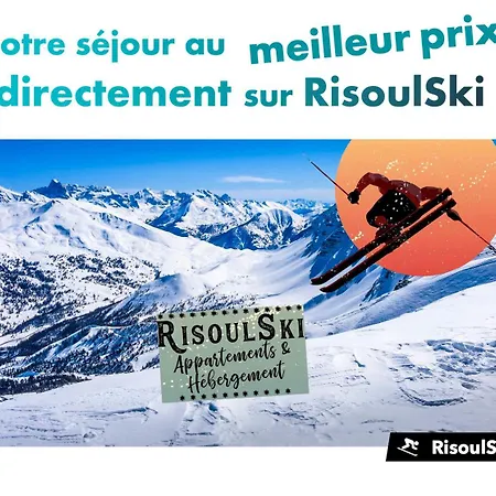 Appartement Risoulski Antarès - Piscine Et Sauna Risoul